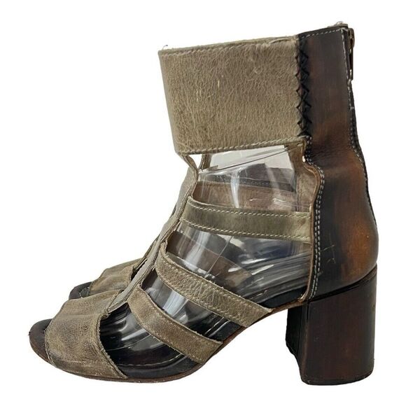 Freebird by Steven Raven Gladiator Sandals Shoes Women's Size 9 Gray Brown - Picture 3 of 8